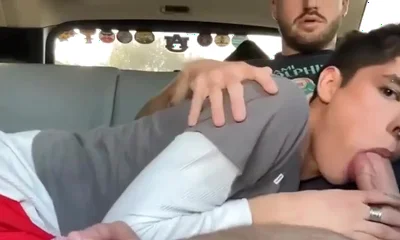 Stepdaddy Fucks His Boy In Car