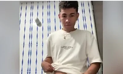 Spectacular Cumshot From A Cute Latino Boy