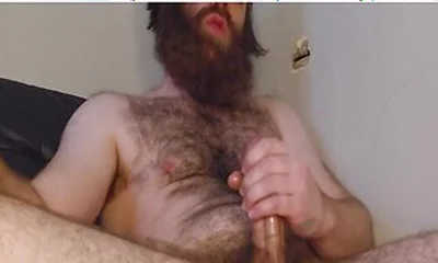 Lubing Up My Thick Cock