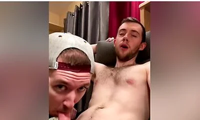 Swallowing Mates Huge Cum