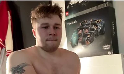 Chubby Boy Takes Massive 10 Dildo