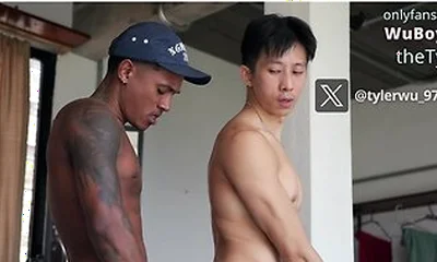 Asian Boys Swallows Fresh Brazilian Boy Piss, A Human Urinal With Tyler Wu