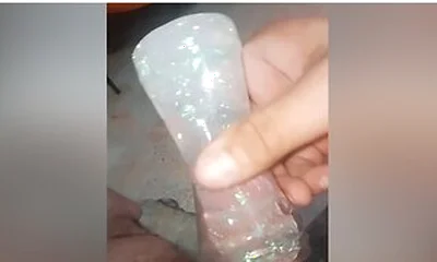 A Delicious Handjob With A Condom, And Using Slime For Greater Pleasure