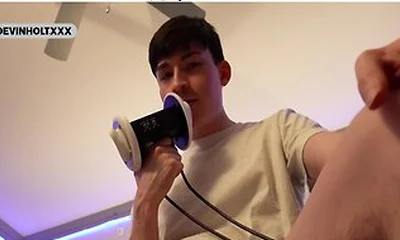 Asmr Ear Licking Showing Off Bulge Before Sliding Them Off