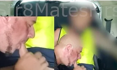 Str8 Aussie Tradie Gets First Time Gay Blow Job - Subtitled