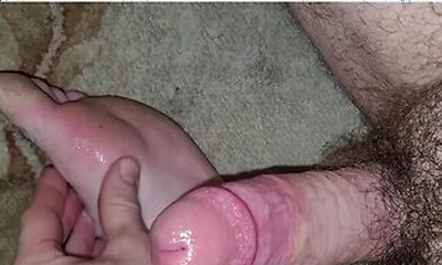 Rubbing My Cock On My Feet Until I Cum