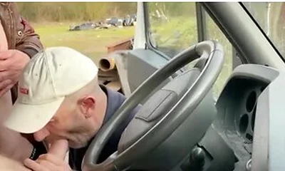 My Truck, Two Cock-hungry Sluts Enjoy My Big Thick Cock At A Rest Stop