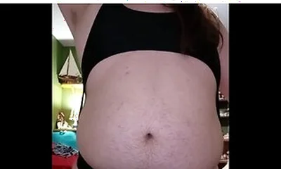Fat Guy Wearing Bodysuit Strips And
