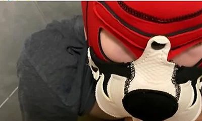 Young Guy Sucks Deepthroat Big Cock In Public Toilet