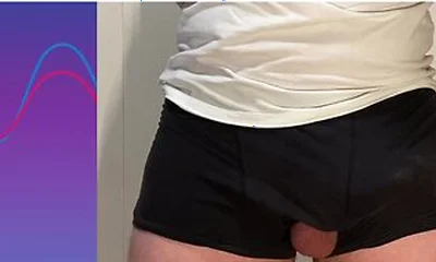 Huge Hands Free Postate Orgasm Cumshot In Underwear