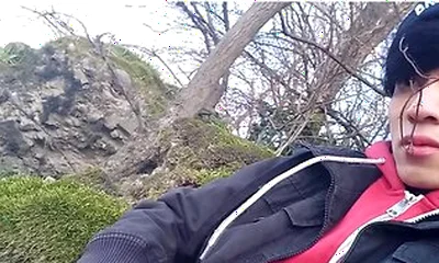Gay Asian Twink Jon Arteen Wanks Outdoor Winter Risky, Ruined Orgasm, Big Cumshot Cleans Sperm Thigh
