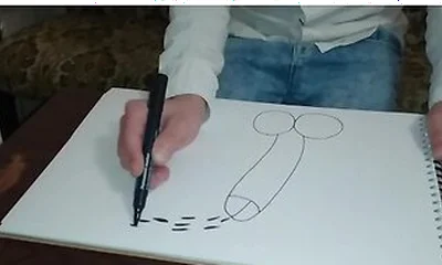 Stepdad Catches Stepson Drawing A Penis And Makes Him Ride His Thick Cock Bareback