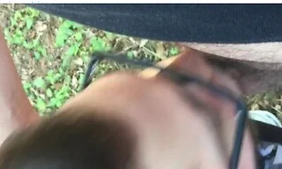 Kinda Risky Public Blowjob