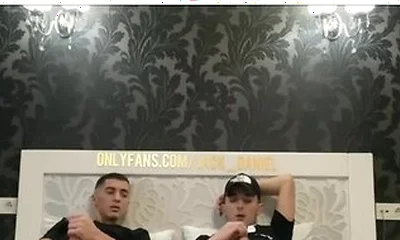 Two Friends Jerk Off After College In Nike Socks