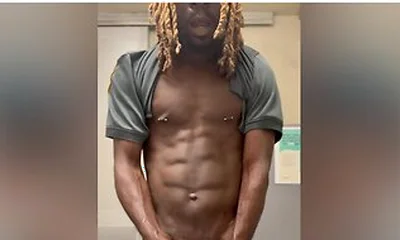 Stroking This Big Dick In The Bathroom On Luch Break (big Cumshot)