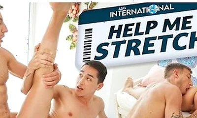 Flexible Duok Johnny Hackson Stretched By Muscle Studs Thick Cock
