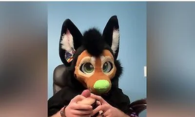 Furry Pumps Cock & Fucks A Toy Pussy