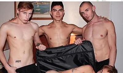 Two Hunks Took Control Of A Horny Boyfriends Mouth And Ass - And He Loved Every Minute - Matt Morrison, Alfonso Osnaya And Cole Church