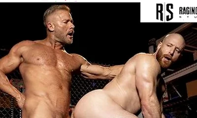 Raging Stepdaddy Rumble - Greg Dixxon & Brody Meyers Rough Bareback Slam In Abandoned Warehouse