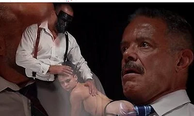 Master Scott And Master Aries Spit Roast Boy James Blond