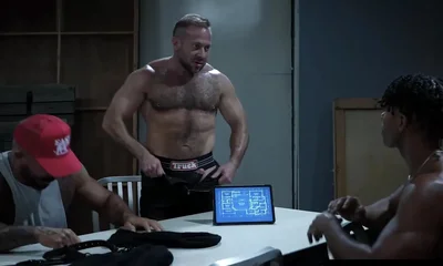 Spit-roasted By Muscle Stepdaddies Takes Every Inch With Tony Genius