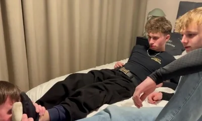 German master boys dirty stinky socks and feet