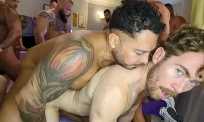 Two Full Rugby Teams Fuck Bare... 30 Bros Drained