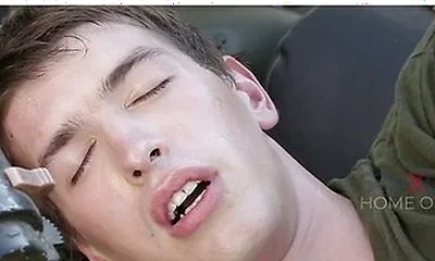 Homesick Recruit Gets His Hard Fill Of Hot Cock & Hungry Ass!