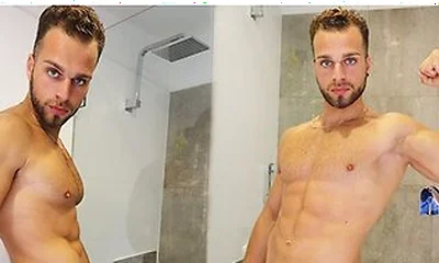 Italian Stud Valentino Prepares To Unleash A Massive Cum Load