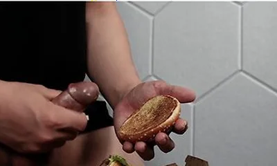 Fuck A Big Mac And Cum On Food To Eat