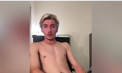 Big Dick Teen 18+ Jerks Off At Desk And Shoots Huge Load