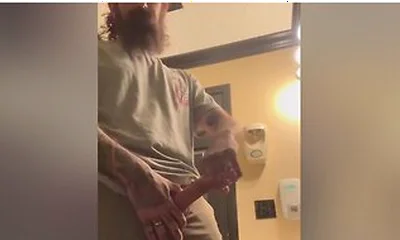 Jerk & Cum In Bathroom At Work Cum With Me Bro