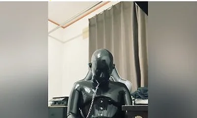 Rubber Fetish Hot Masturbation