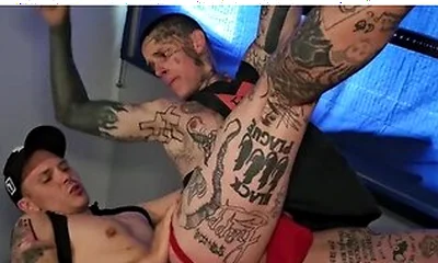 Ethan Chase - Tatted Slut Insatiable For Uncut Cock