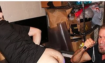Muscle Daddy, Harrison Todd And Greg Dixxon - Harrison Is Caught Having Sex In A Restroom And Plowed By The Officer