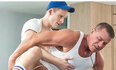 Top Dylan Tides Breeds Coach Tyler Saint In Jockstrap