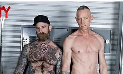 Mike Gerle Kneels And Cock Worships Muscled Dilf Jack Dixon