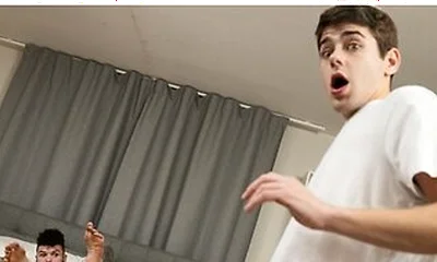 Hatler Gurius Slides His Long Cock In His Own Hole As Joey Mills Pounds Him In Doggystyle