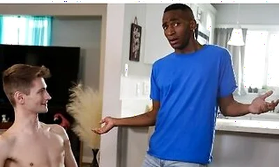 Trevor Harris Distracted By Kai Taylors Cock In Study Fuck