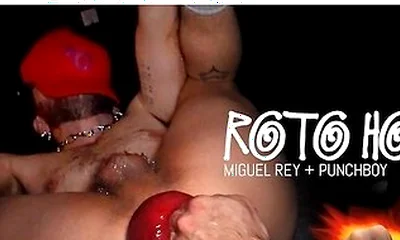 Punchboys Hole Turned Into A Wrecked Recturm And Juice Prolapse - Miguel Rey, Power Bottom And Rose Bud