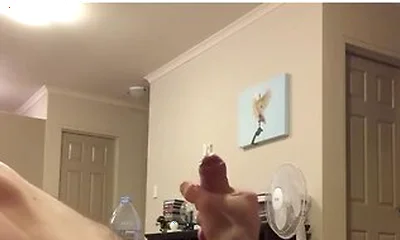 Side View With Nice Cum Ropes Jerk