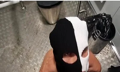 Hot Cruise Toilet Femboy And A Passerby Stepdaddy On A Scooter , Fountains Of Cum !