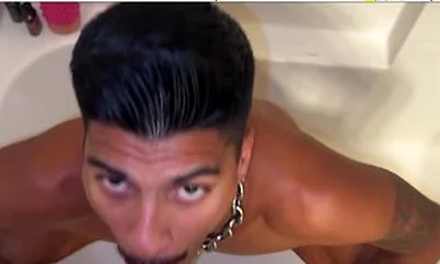 Throatfucking, Pounding & Pissing On Sub Fag