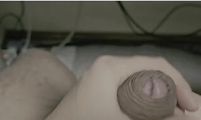 I Tried Massaging My Balls And Masturbating My Skin With My Foreskin Dick