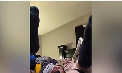 Max Playing With Thrusting Dildo