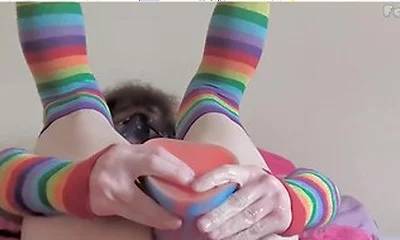 Femboy Size Queen Raine Stretched By Xl Morgon Dildo