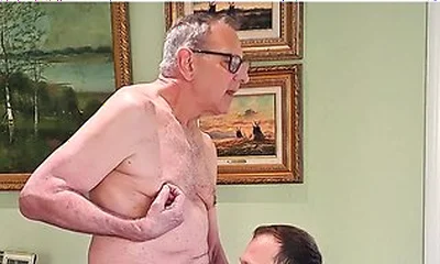 Stepdaddy Moans When His Boy Sucks His Dick Jay Taylor