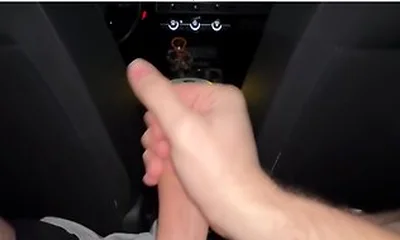 Public Car Masturbation *load Moaning And Giant Cumshot In Public