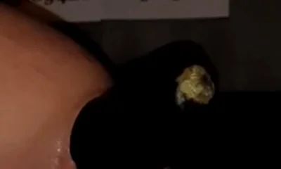 2 Huge Anal Eggplants Insertion ..big Anal Stretching!!