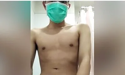 Horny Indonesian Boy With Mask Jerk Off Till Cum